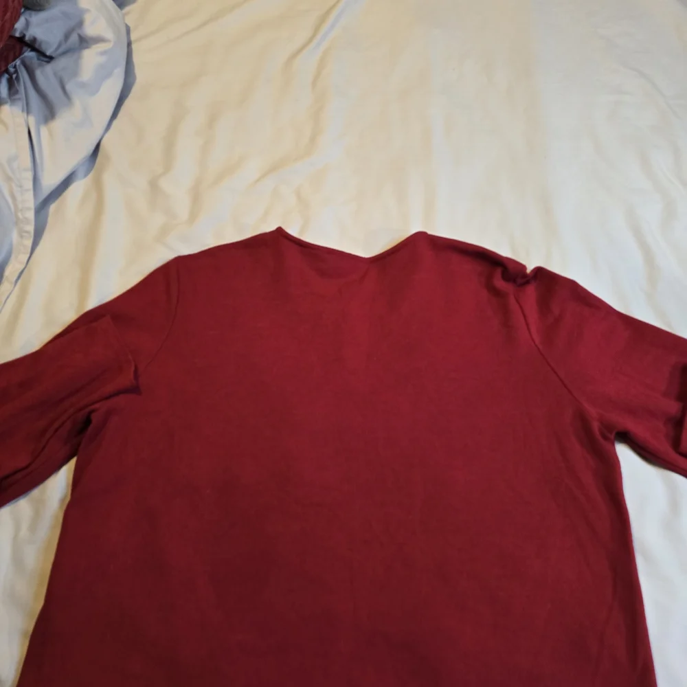 Worthington Knits Red Embroidered Button Front Cardigan XL - Picture 7 of 7